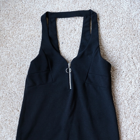 Zara Dresses & Skirts - 🍒Zara, Black Zip Dress